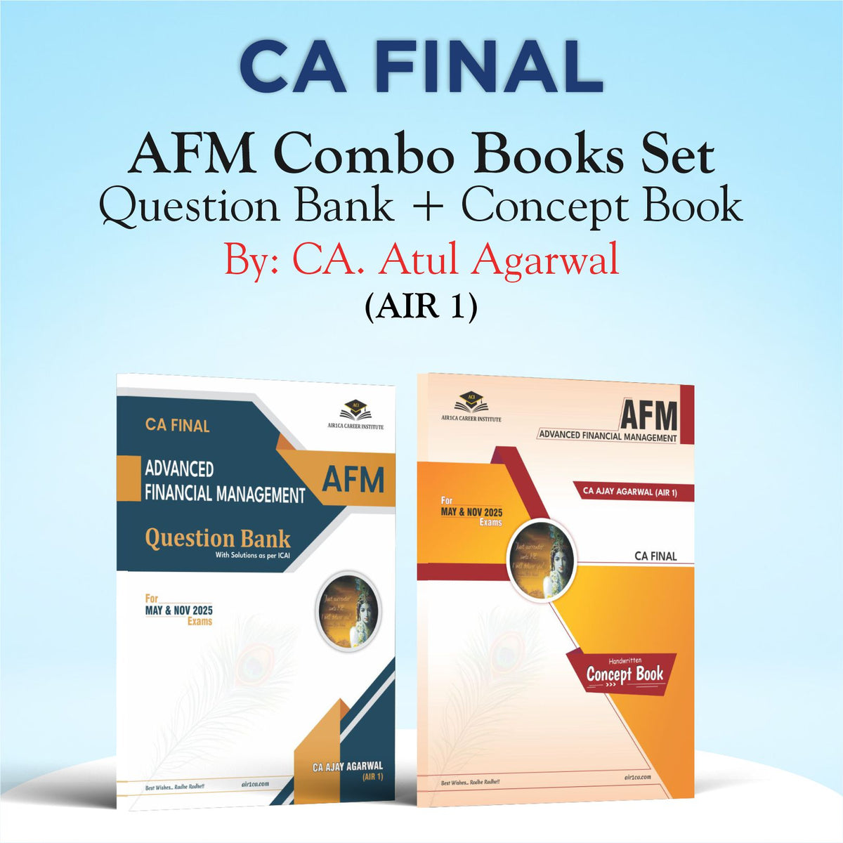 CA Final AFM Books COMBO (CB & QB) - By CA Ajay Agarwal For May 25 & Nov. 25