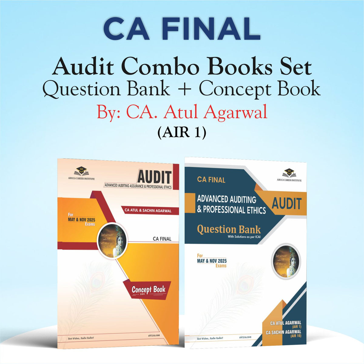 CA FINAL - AUDIT Books Combo (CB+QB) -By CA Atul Agarwal For May 25 & Nov. 25