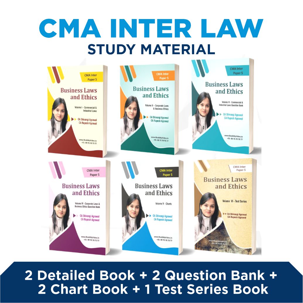 CMA Inter - Law Books - For June 2025 / Dec 2025 By CA Shivangi Agrawal