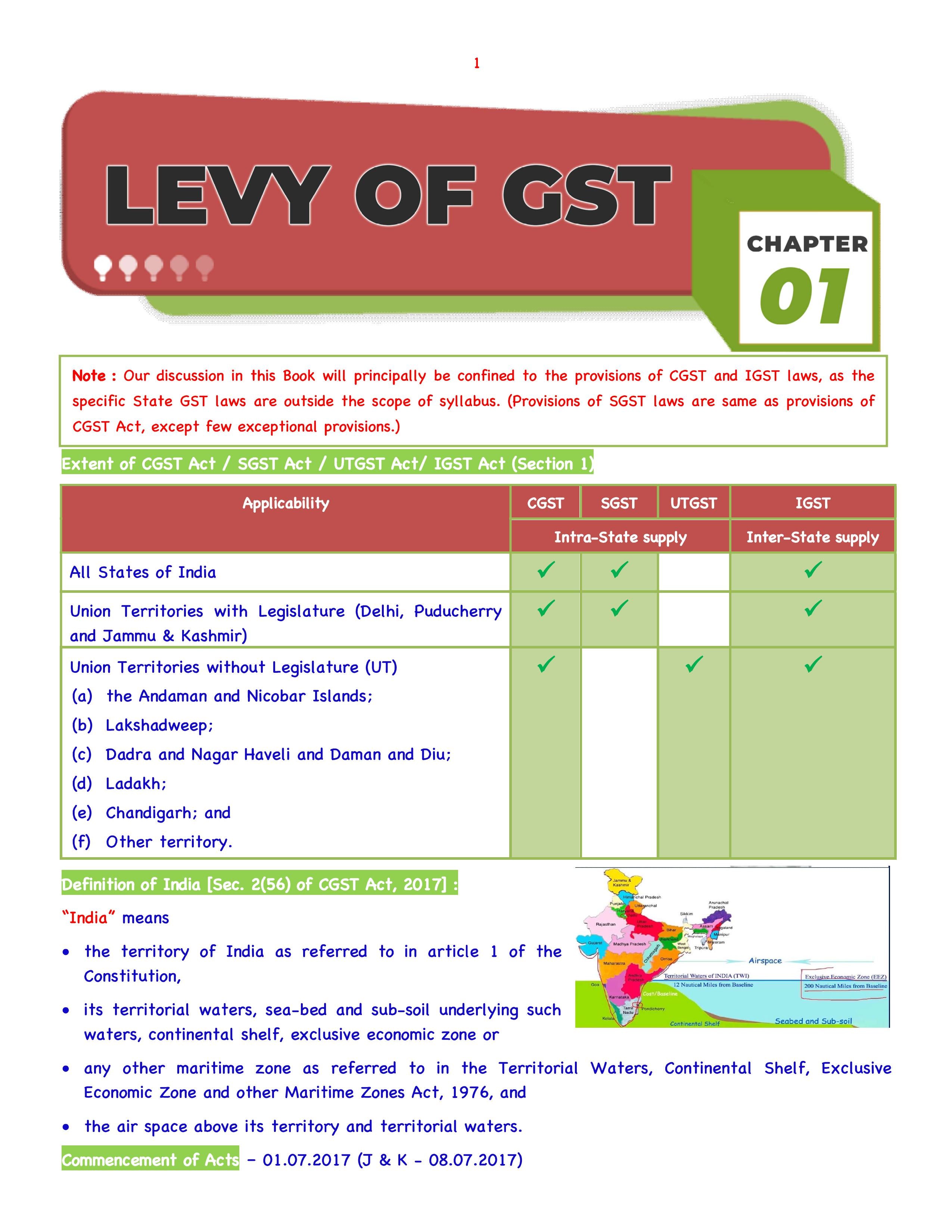 CA/CS/CMA Final - IDT - 31st Edition Conceptual Learning On Indirect Tax Laws (Colorful Book) - For May 26, Sep. 26 & Onwards