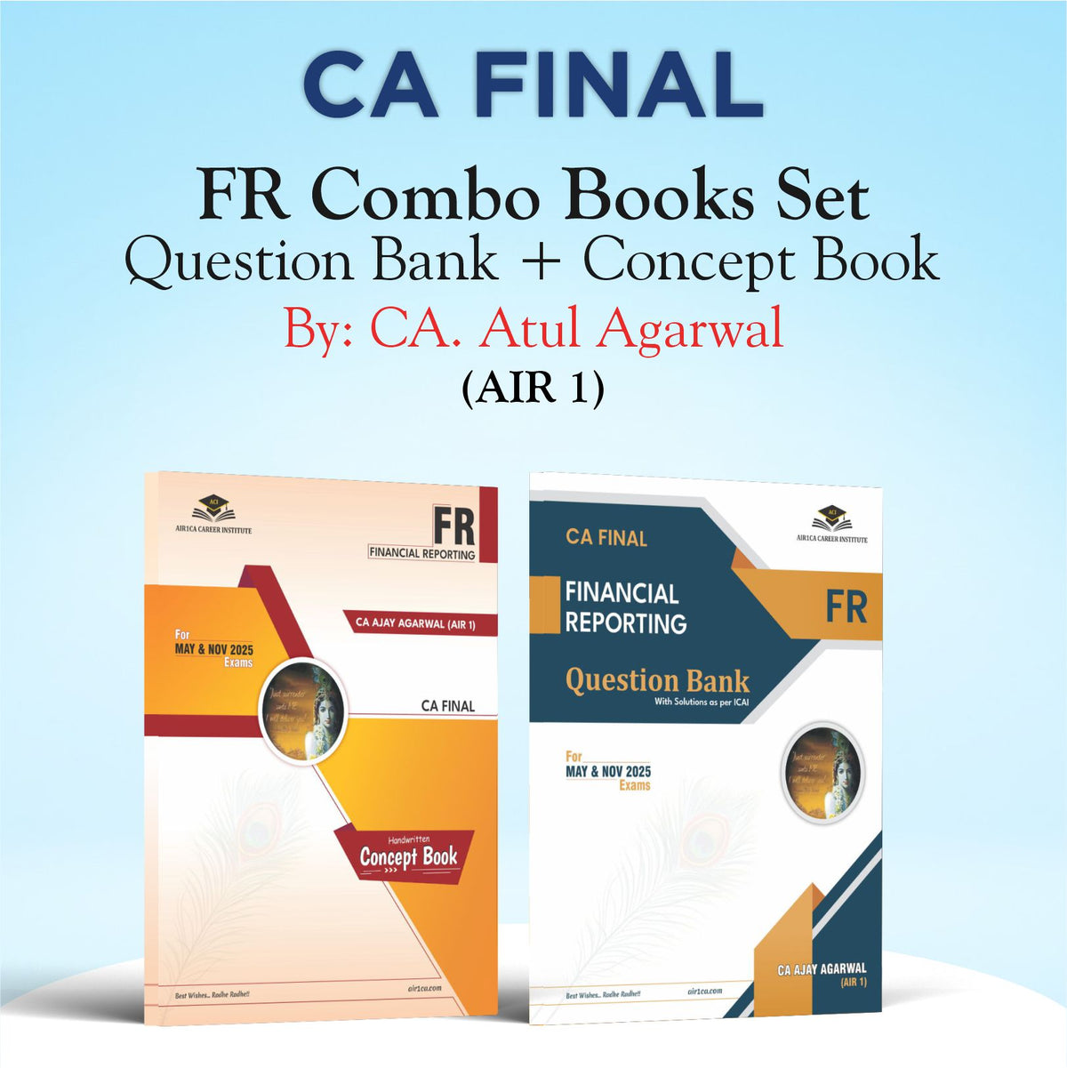 CA Final FR Books COMBO (CB & QB) - BY CA Ajay Agarwal For May 25 & Nov. 25