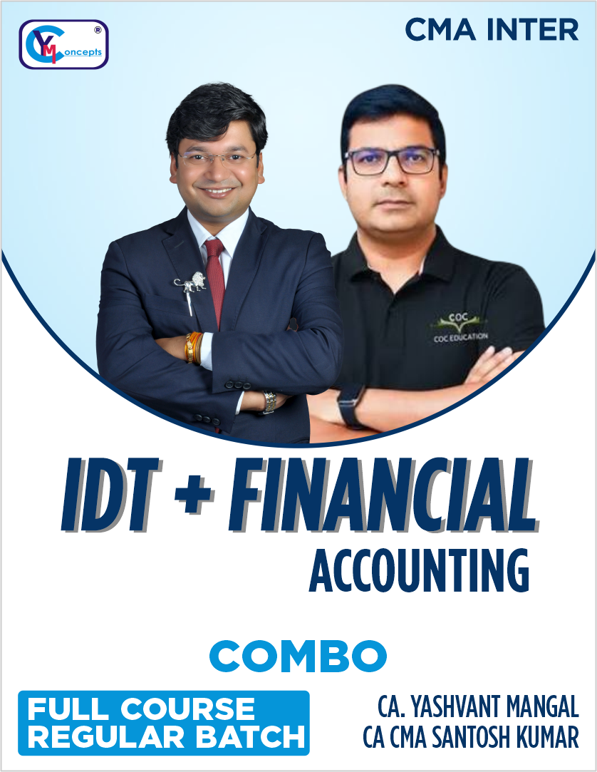 Financial Accounting & Indirect Taxation By CA/CMA Santosh Kumar & CA Yashvant Mangal