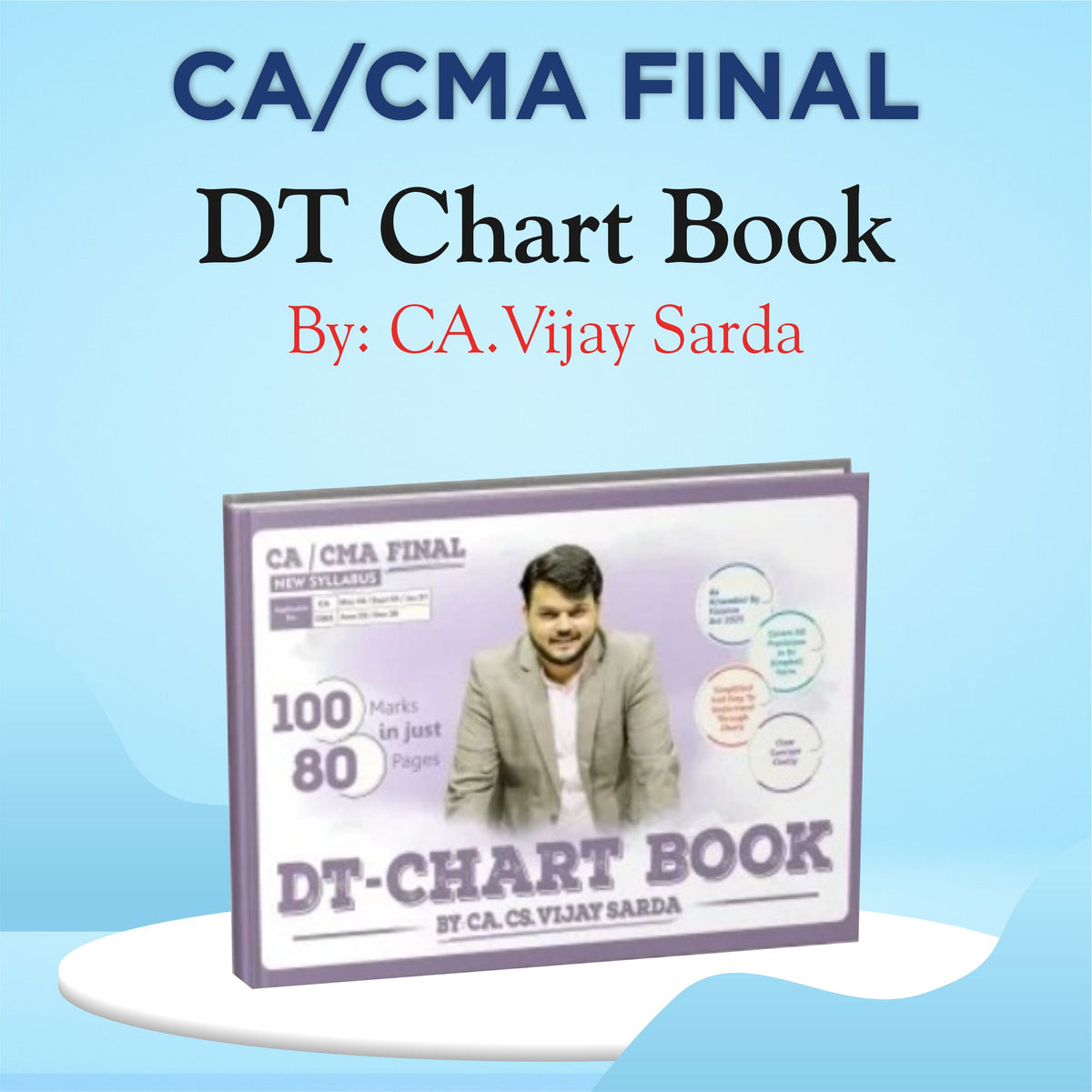 CA FINAL DT CHART NEW SYLLABUS BY CA VIJAY SARDA FOR MAY 26, SEP. 26 & JAN. 27