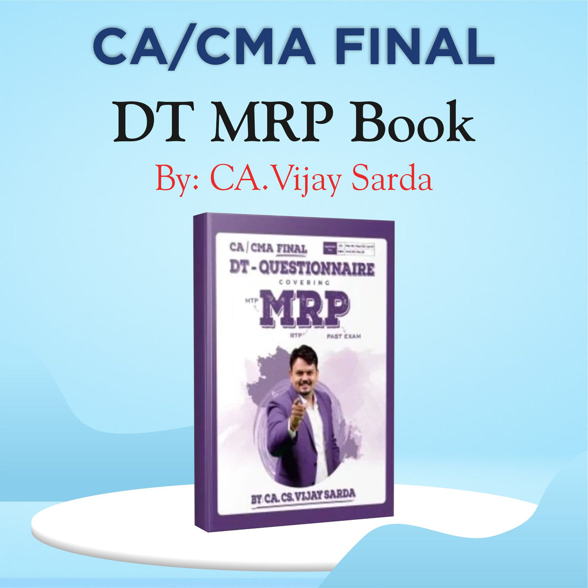 CA Final Direct Tax MRP Question Book By CA Vijay Sarda For May 26, Sep. 26 & Jan. 27