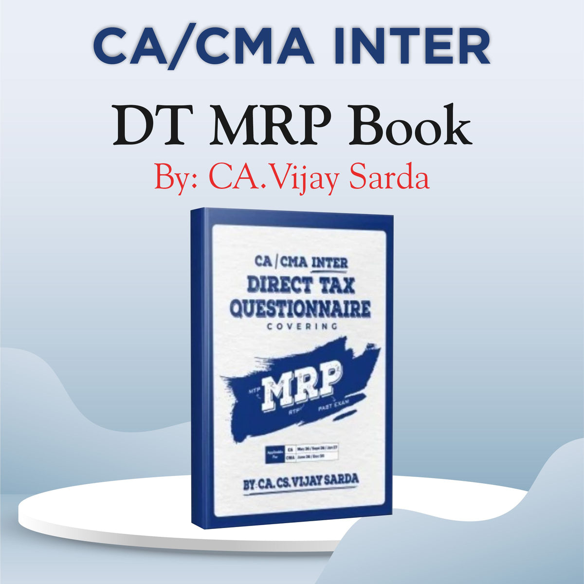 CA Inter Direct Tax MRP Question Book By CA Vijay Sarda