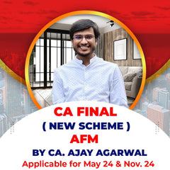 CA Final (New Scheme) - AFM (Advance Financial Management) Regular Course By - CA. Ajay Agarwal - For May 24 & Nov. 24