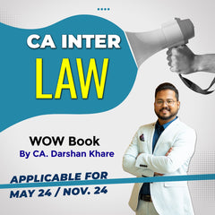 CA INTER LAW WOW BOOK BY CA DARSHAN KHARE