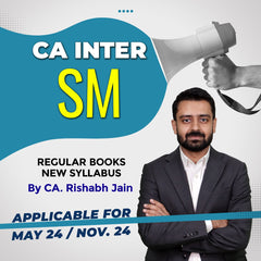 CA INTER SM REGULAR NEW SYLLABUS BOOKS BY CA RISHABH JAIN