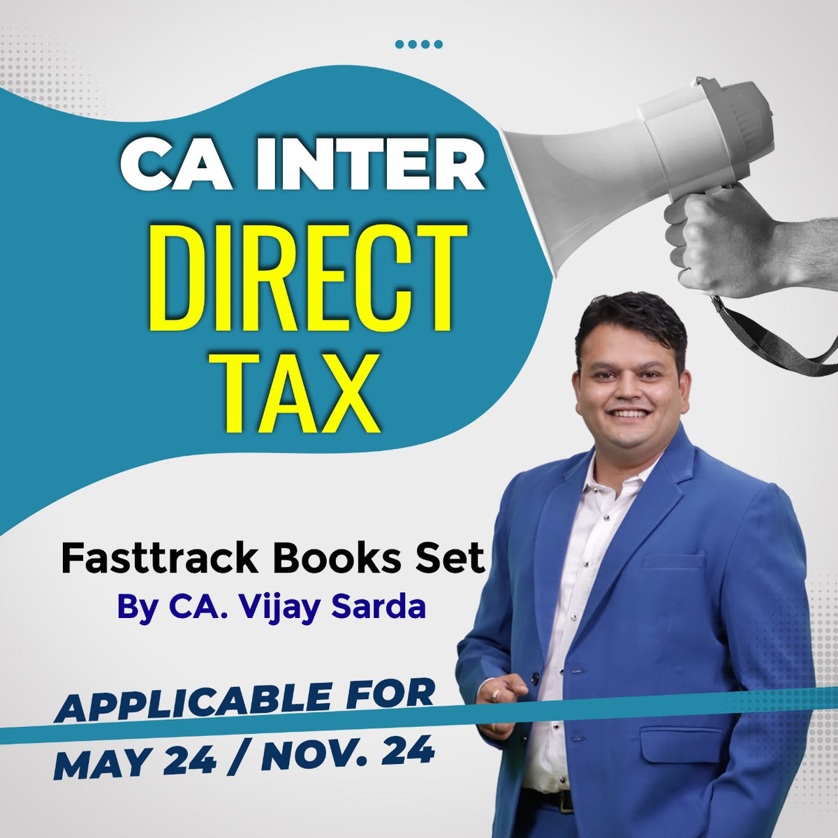 CA INTER DT FASTRACK BOOKS SET BY CA VIJAY SARDA