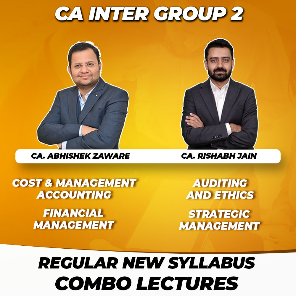 CA INTER GROUP 2 REGULAR NEW SYLLABUS COMBO LECTURES - ADZ_RJ - MAY 24 & NOV. 24