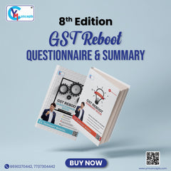 CA Inter Books Combo - GST Reboot Questionnaire Book & GST Reboot Summary Book - By CA. Yashvant Mangal - For Sep. 24 & Jan. 25