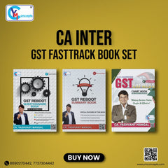 CA Inter GST Fasttrack Books Set By CA. Yashvant Mangal - For Sep. 24 & Jan. 25