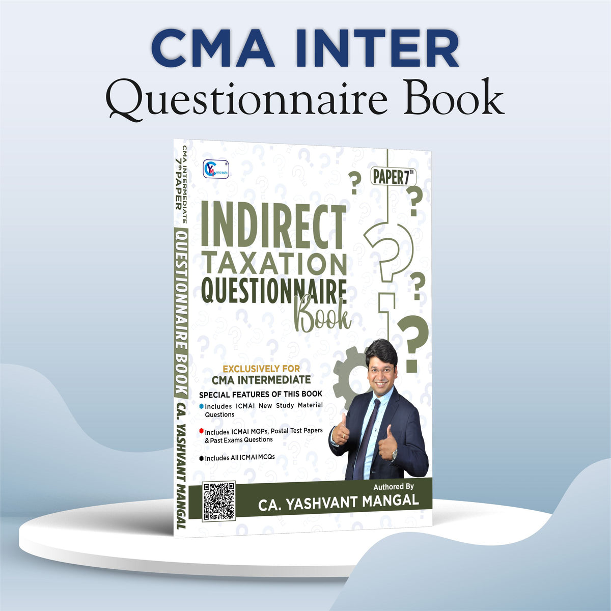 CMA INTER - Questionnaire + MCQs Book By CA Yashvant Mangal For June 25 / Dec. 25