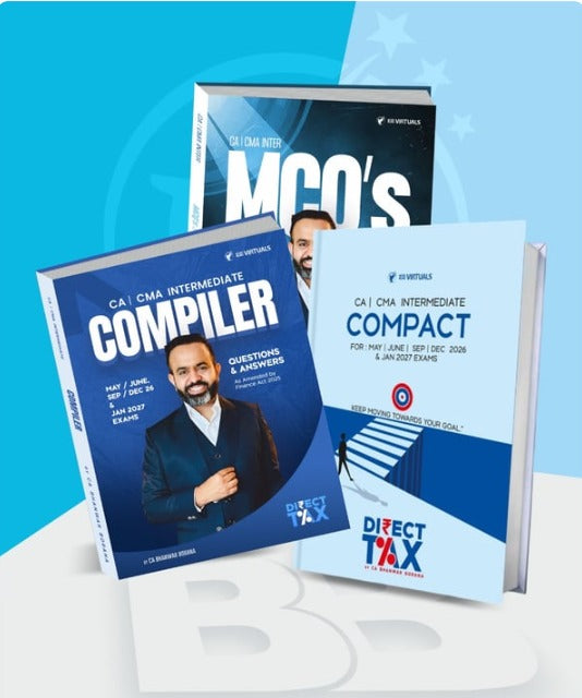 CA/CMA Inter Direct Tax Compact, MCQ & Q/A Compiler By CA Bhanwar Borana For Sep/Dec 2026 & Jan 2027 Exams