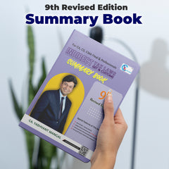 Colorful Summary Book - 9th Revised Edition For CA Final Indirect Tax Laws By CA. Yashvant Mangal For May 24